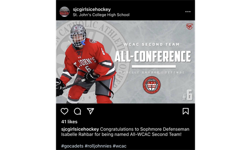 RLAC IS THE CATALYST OF LOVE OF HOCKEY: ISABELLE RAHBAR